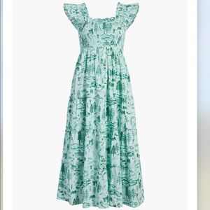 Ellie Nap Dress in Winter Toile Size S ⛷🌲 Hill House Home